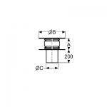 Protidažďová hlava SPEC 230 mm (PPL)