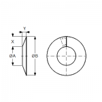 Rozeta 150 mm (ICS50)
