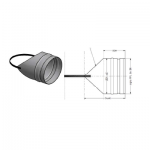 Rukáv s upevňovacím pásom 180 mm (PPL)